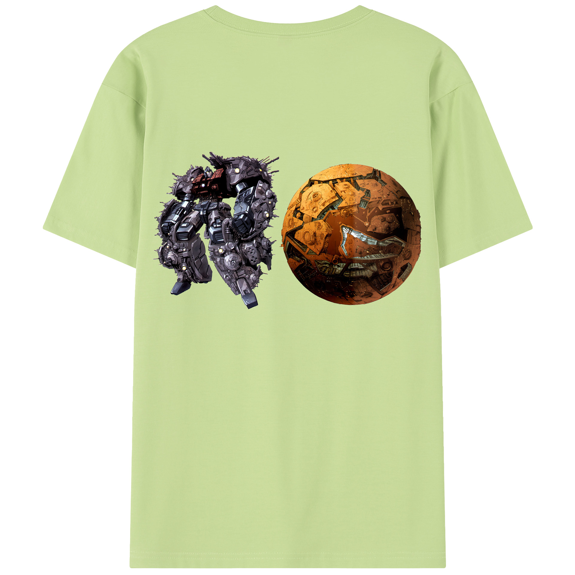 （画像用） Transformers トランスフォーマー 綿100％半袖Tシャツ（背面プリント）
